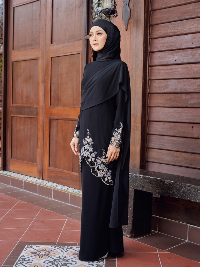 MARWAH KURUNG - BLACK