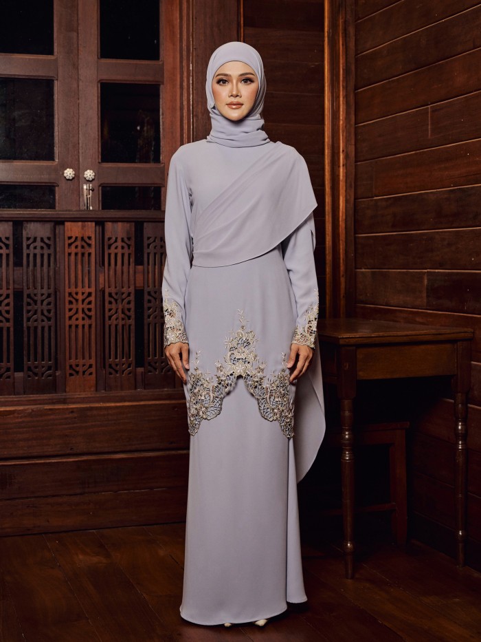 MARWAH KURUNG - BLUEISH GREY