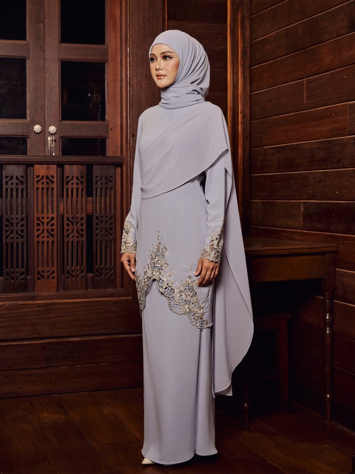 MARWAH KURUNG - BLUEISH GREY