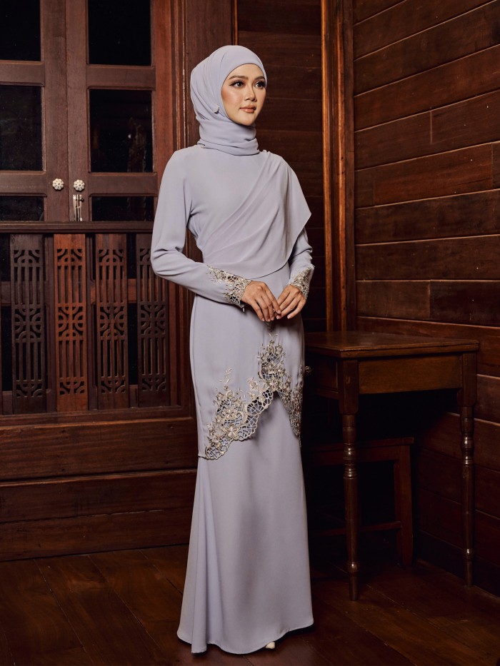 MARWAH KURUNG - BLUEISH GREY