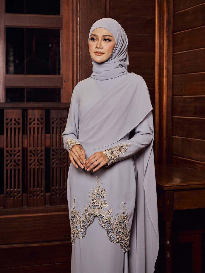 MARWAH KURUNG - BLUEISH GREY