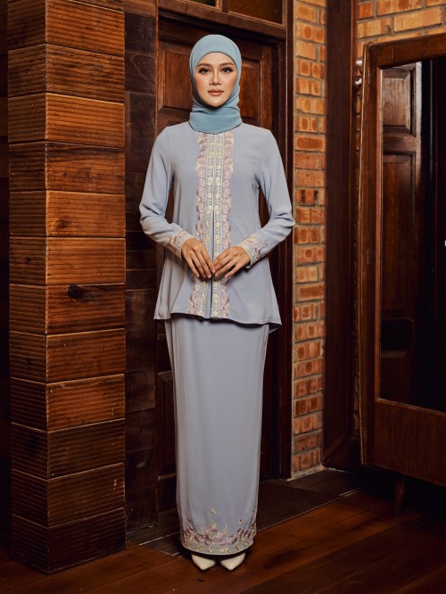 DAWIYA KURUNG - DUSTY BLUE