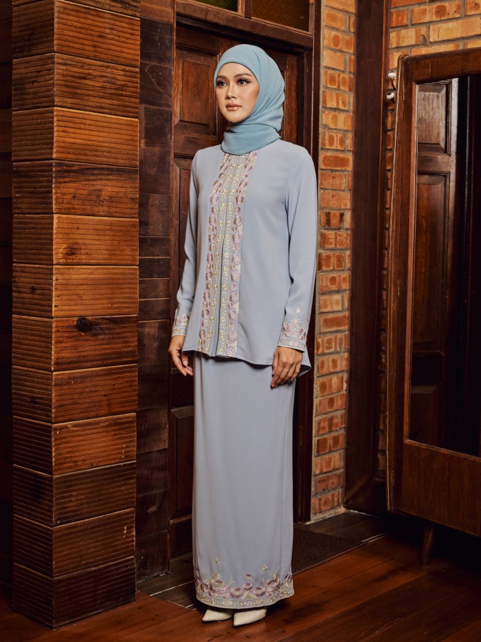 DAWIYA KURUNG - DUSTY BLUE