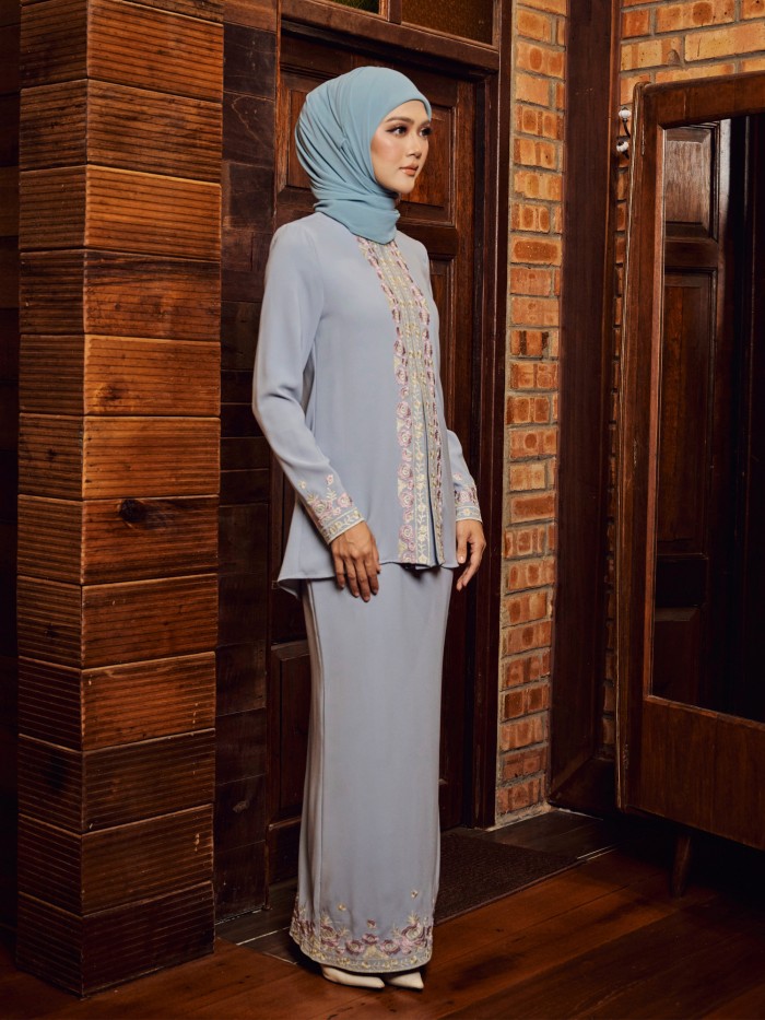 DAWIYA KURUNG - DUSTY BLUE