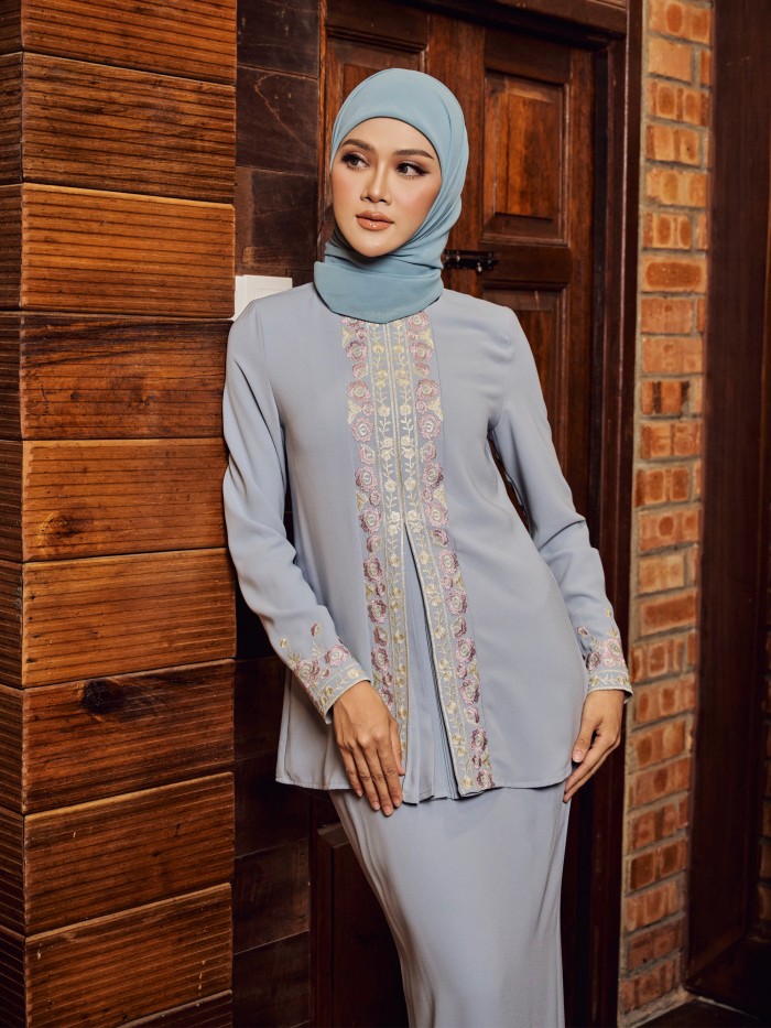 DAWIYA KURUNG - DUSTY BLUE