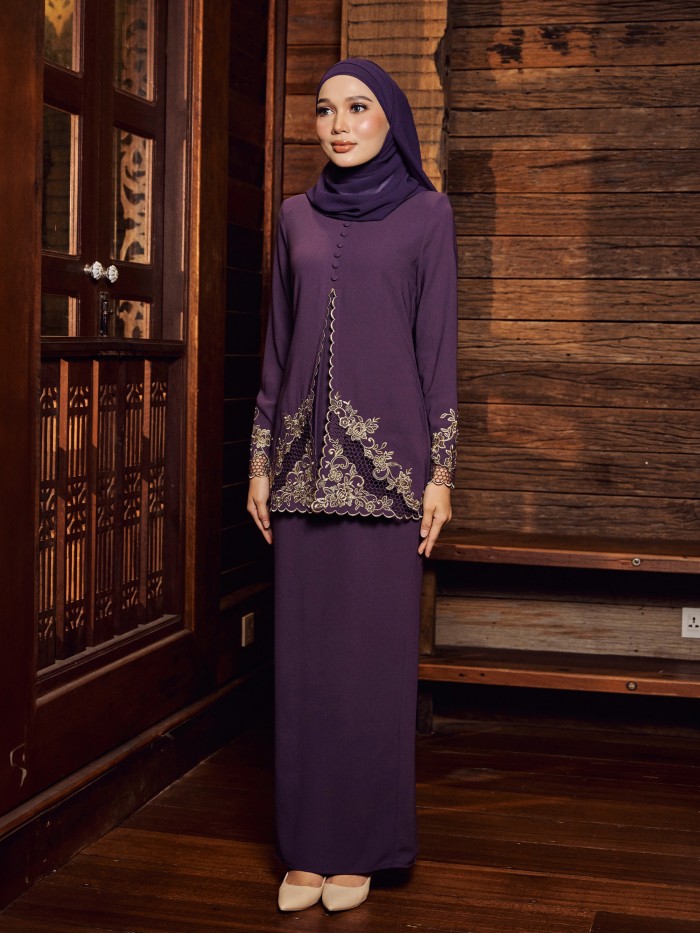 ZAHIA KURUNG - DARK PURPLE