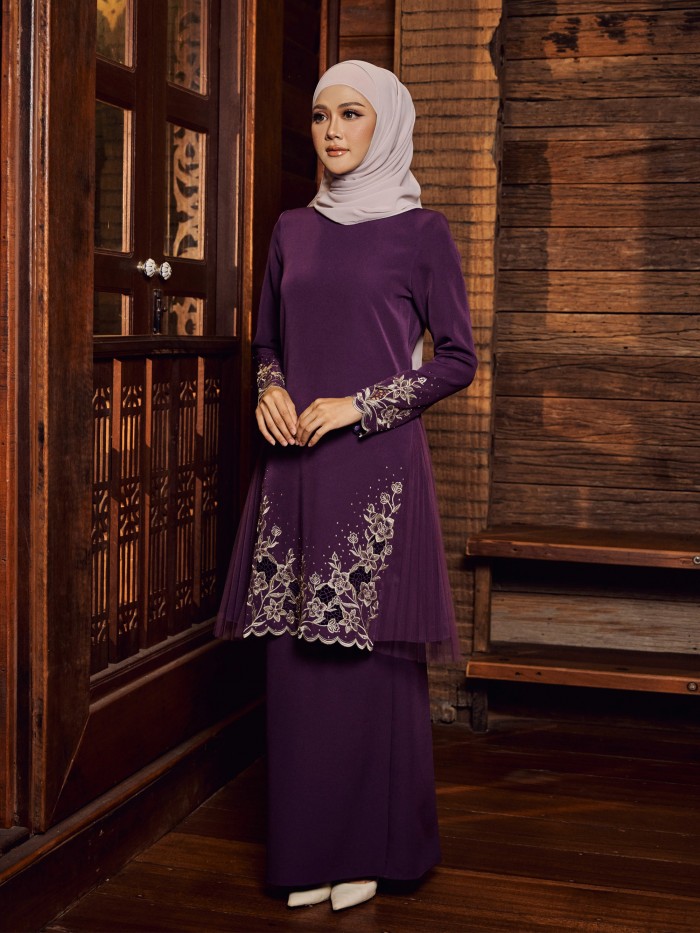 DARIANI KURUNG - DARK PURPLE