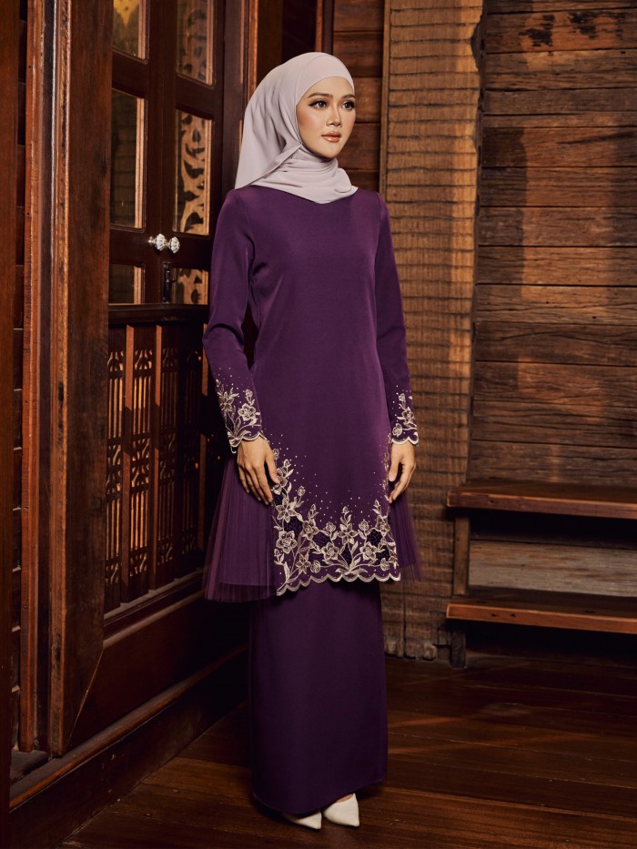 DARIANI KURUNG - DARK PURPLE