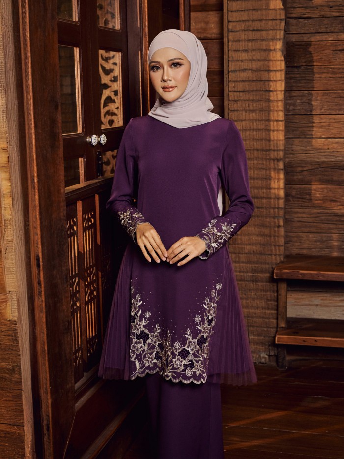 DARIANI KURUNG - DARK PURPLE