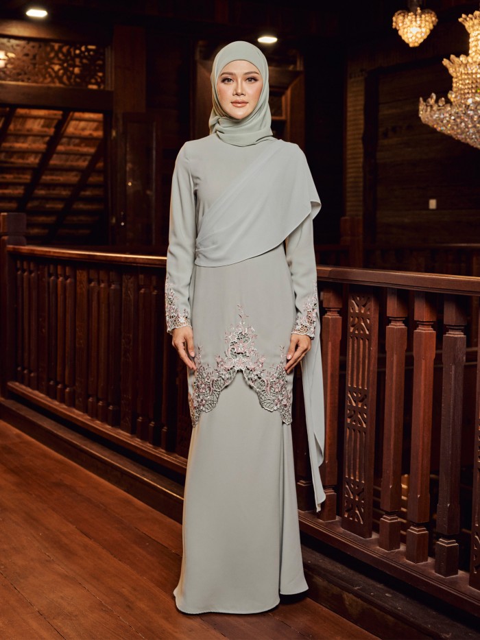 MARWAH KURUNG - DUSTY GREEN