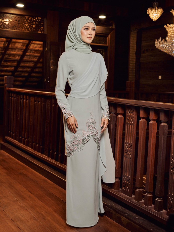 MARWAH KURUNG - DUSTY GREEN