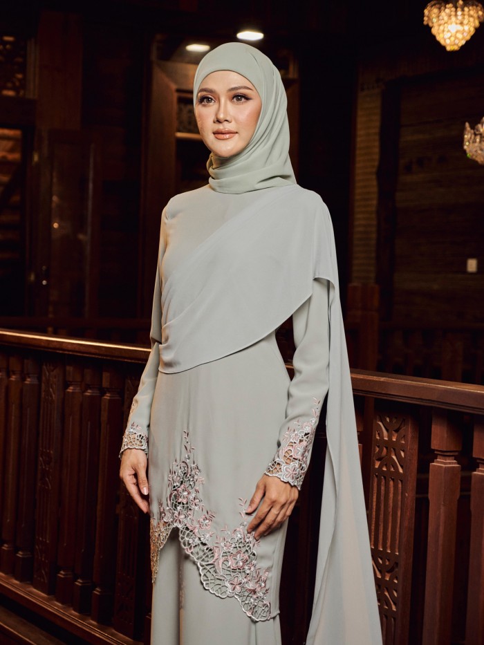 MARWAH KURUNG - DUSTY GREEN