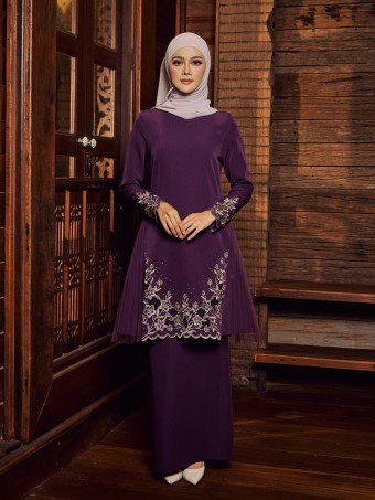 DARIANI KURUNG - DARK PURPLE